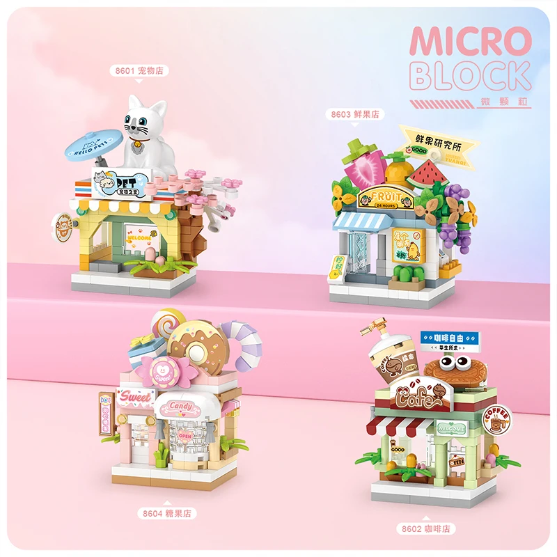 

LOZ Cute Fun Small Store Series Micro Particle Building Blocks Assembly Mini Decoration Children Toys Boy Girl Gifts For Friends