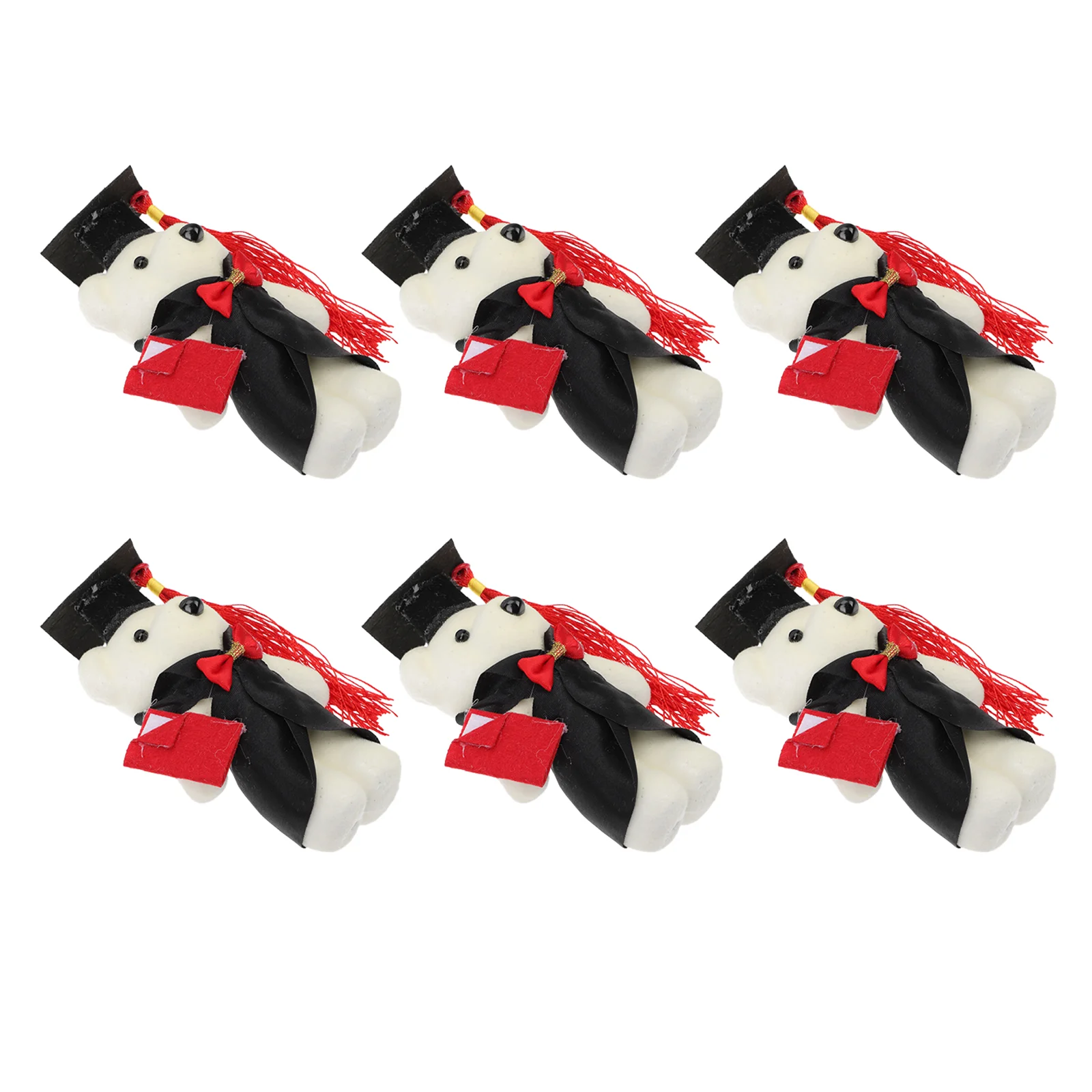 Graduation Bear Dolls Flower Bouquet Material Graduation Bear Miniatures Stuffed Tiny Bear Keychain Pendant 13x6x5cm
Graduation Bear Dolls Flower Bouquet Material Graduation Bear Miniatures Stuffed Tiny Bear Keychain Pendant 13x6x5cm