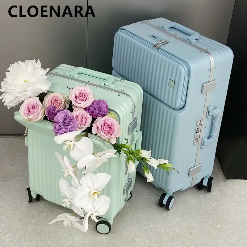 COLENARA Laptop Suitcase ABS+PC Front Opening Boarding Case Aluminum Frame Trolley Case 20"22"24"26 Inch USB Charging Luggage
COLENARA Laptop Suitcase ABS+PC Front Opening Boarding Case Aluminum Frame Trolley Case 20"22"24"26 Inch USB Charging Luggage