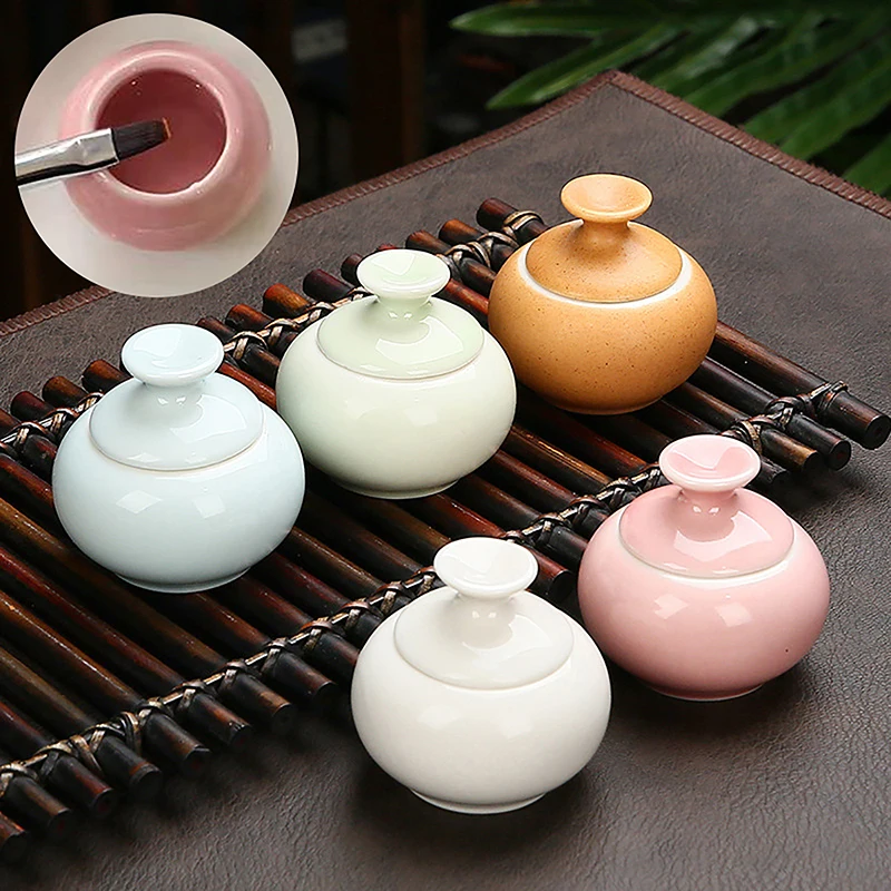 1Pc Ceramics Nail Cup With Acrylic Liquid Porcelain Dappen Dish For Lid Bowl For Acrylic Powder Monomer Nail Art Tool Container
1Pc Ceramics Nail Cup With Acrylic Liquid Porcelain Dappen Dish For Lid Bowl For Acrylic Powder Monomer Nail Art Tool Container