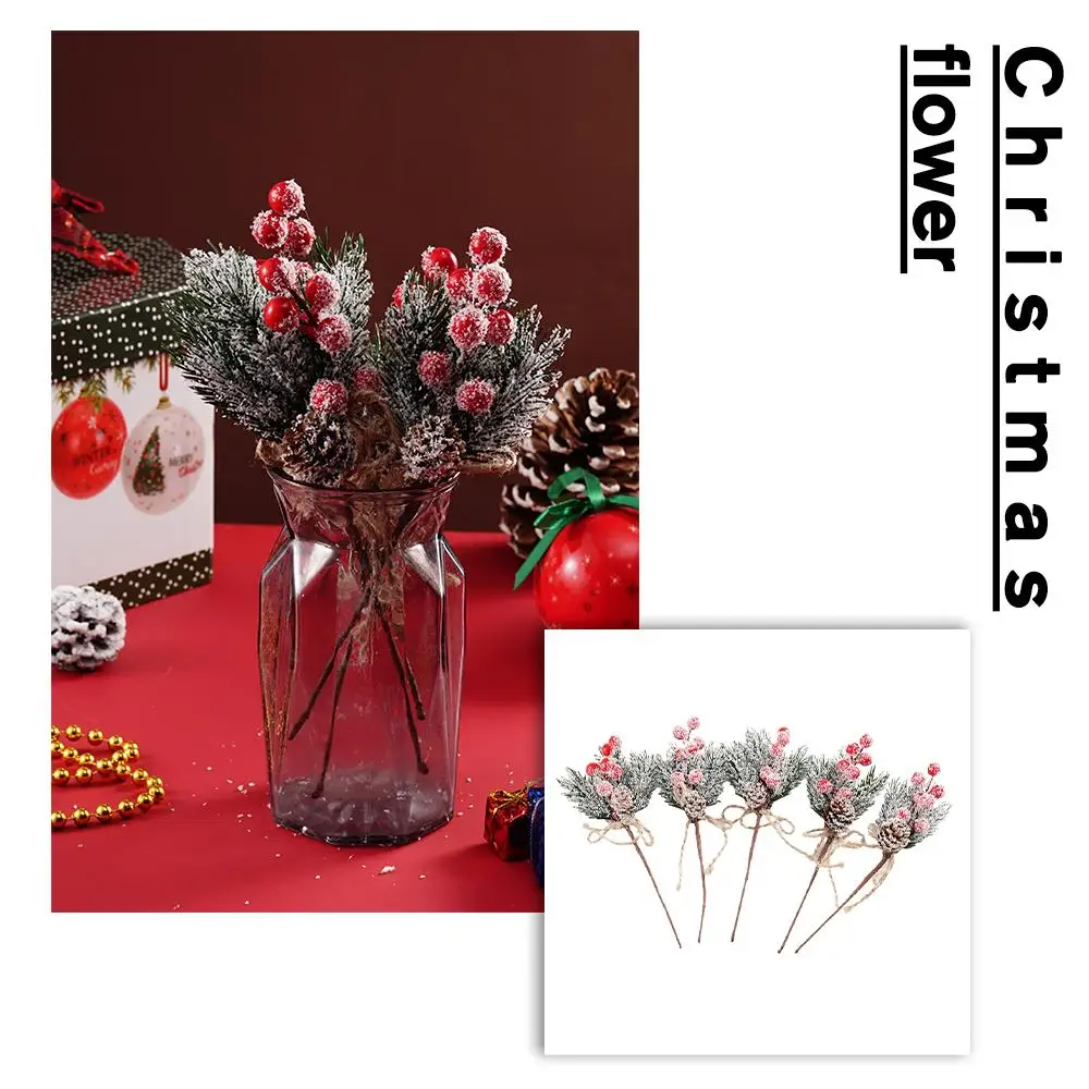 Flower Branch Christmas Festival Decor Simulation Red Berry Tree Decors Artificial
Flower Branch Christmas Festival Decor Simulation Red Berry Tree Decors Artificial
