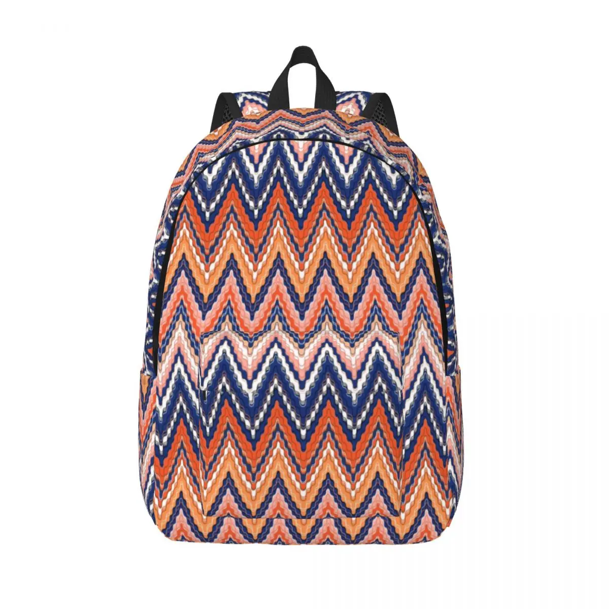 

Camouflage Zig Zag Abstract Laptop Backpack Women Men Casual Bookbag for School College Student Geometric Boho Zigzag Bag