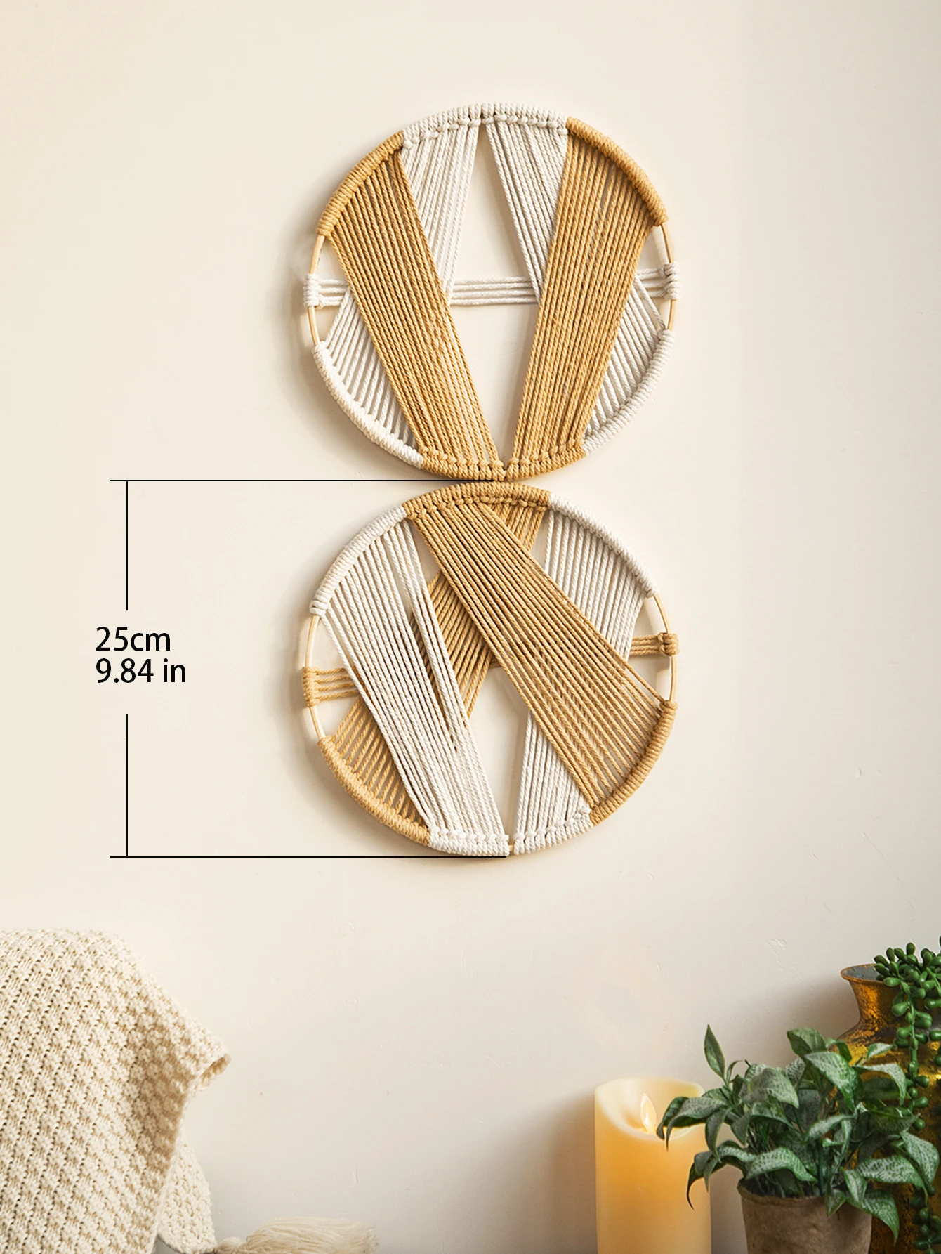 2 Pcs Dream Catcher Macrame Wall Hanging with Bamboo Boho Decor 2 S7a2af18e35b440cdb7a47dd6e3295f0b6
