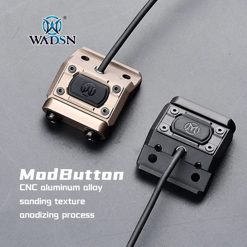 

WADSN New Tactical Picatinny Rail Mod Tail Remote Pressure Switch ModButton For Airsoft Hunting Gun M300 M600 Weapon Scout Light