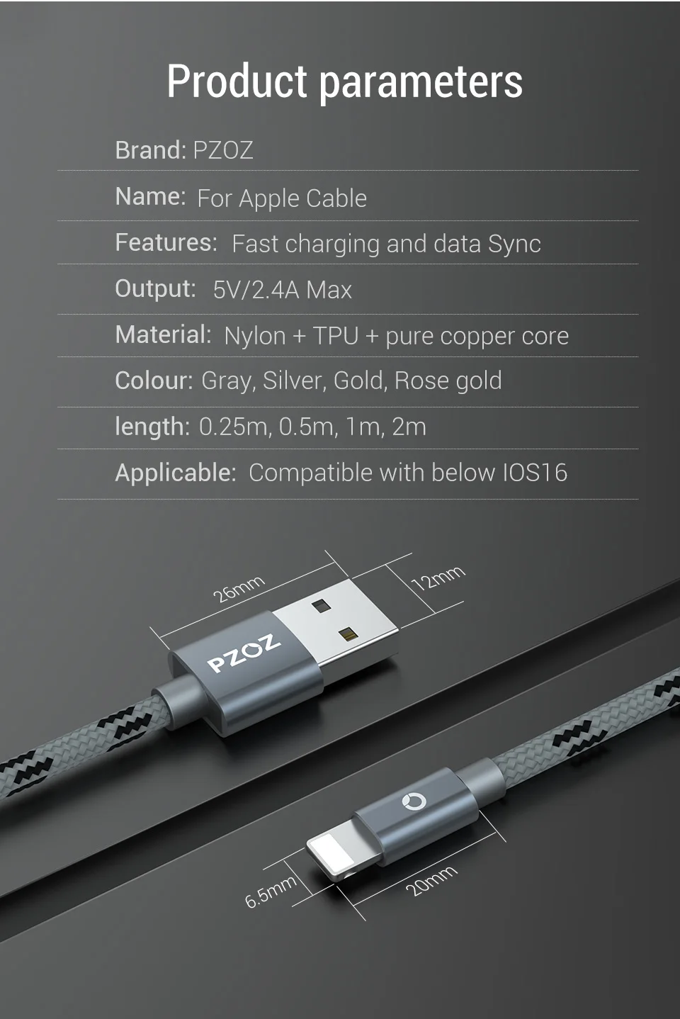 PZOZ لـ 14 13 12 11 Pro Xs Xr X 8 plus iPad Air Mini سريع 13 PZOZ لـ 14 13 12 11 Pro Xs Xr X 8 plus iPad Air Mini سريع