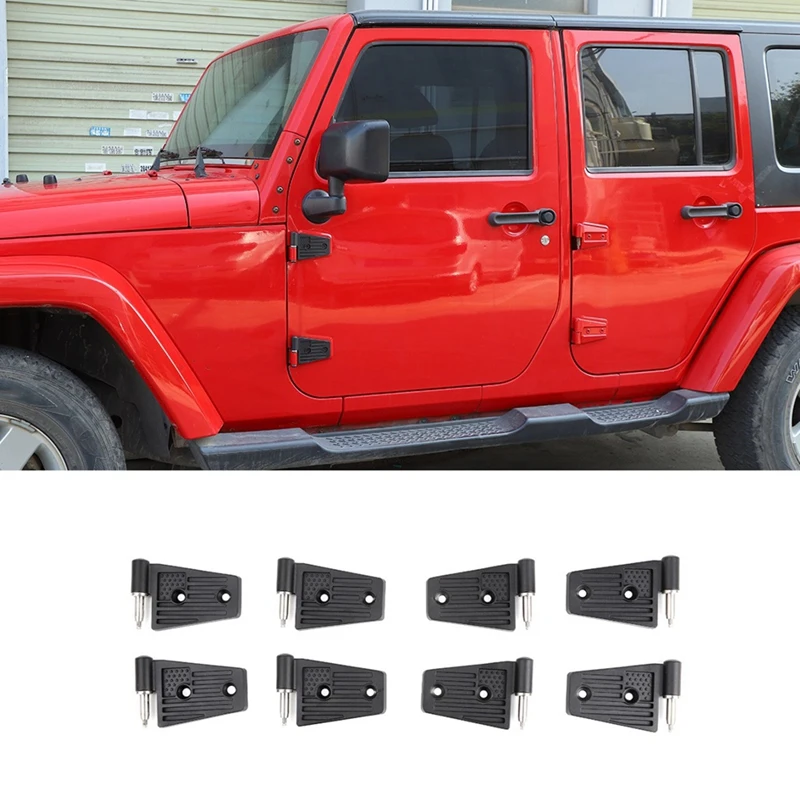 Car Door Hinges Kit For Jeep Wrangler JK Unlimited Rubicon Sahara Sports Accessories 2007-2017, Aluminum, Black 8PCS
Car Door Hinges Kit For Jeep Wrangler JK Unlimited Rubicon Sahara Sports Accessories 2007-2017, Aluminum, Black 8PCS