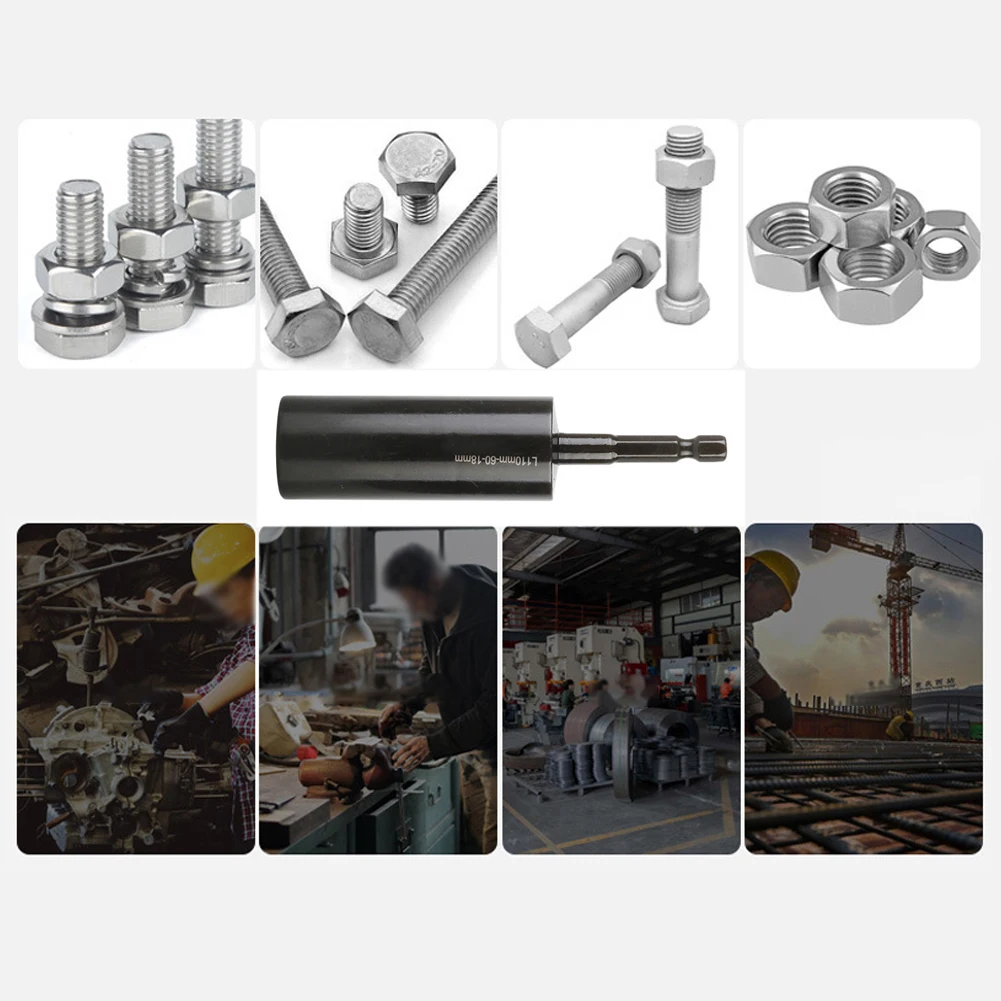 Black Chrome-vanadium Steel Hexagon Socket 110mm Sleeve Adapter Strong Torque Wrenches Hexagon 110mm Deepen Socket
Black Chrome-vanadium Steel Hexagon Socket 110mm Sleeve Adapter Strong Torque Wrenches Hexagon 110mm Deepen Socket