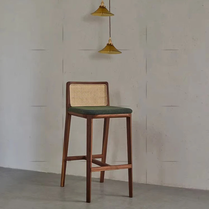 Bar Stools for Kitchen Accent Chair Solid Wood Rattan Counter High Stools Kitchen Design Chair Modern Poltrona Home Furniture
Bar Stools for Kitchen Accent Chair Solid Wood Rattan Counter High Stools Kitchen Design Chair Modern Poltrona Home Furniture