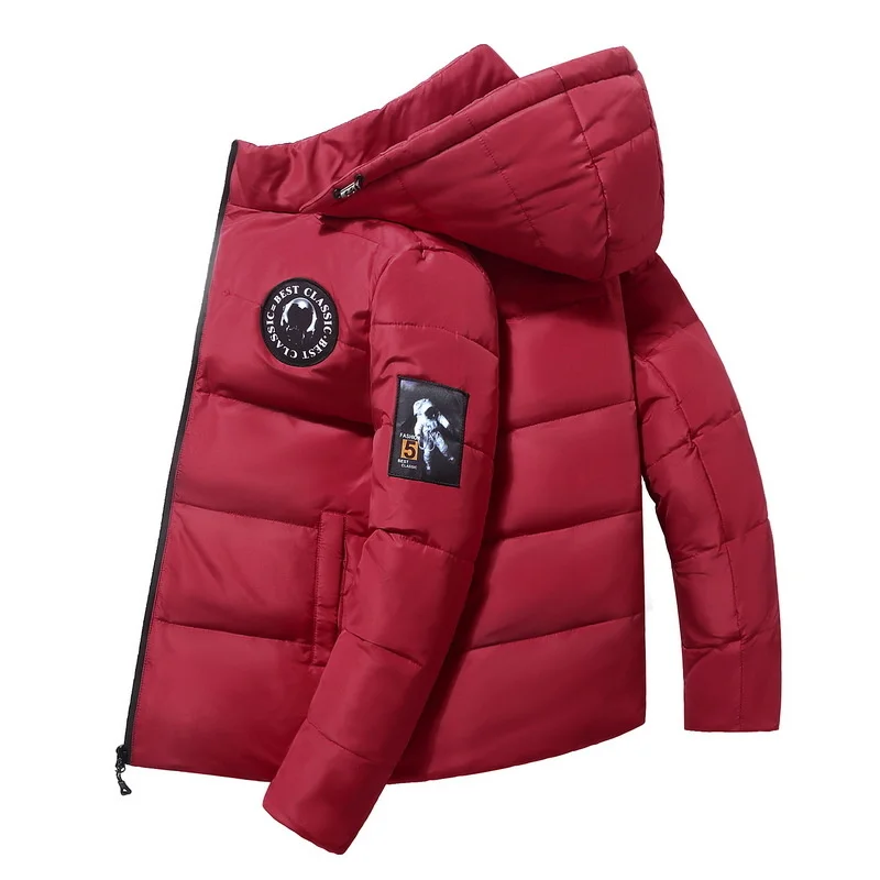 Winter Thick Warm Down Jackets Men Snow Overcoat Casual Slim Fit Hooded Coats Puffy Windbreaker Jacket White Duck Down Parkas
Winter Thick Warm Down Jackets Men Snow Overcoat Casual Slim Fit Hooded Coats Puffy Windbreaker Jacket White Duck Down Parkas