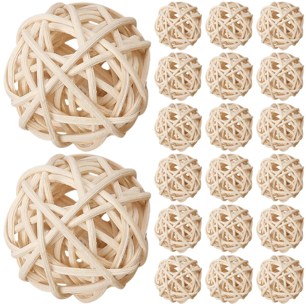 Natural Wicker Rattan Balls Vase Fillers Aromatherapy Rattan Balls for Craft Project Aromatherapy Wedding Table Decoration
Natural Wicker Rattan Balls Vase Fillers Aromatherapy Rattan Balls for Craft Project Aromatherapy Wedding Table Decoration