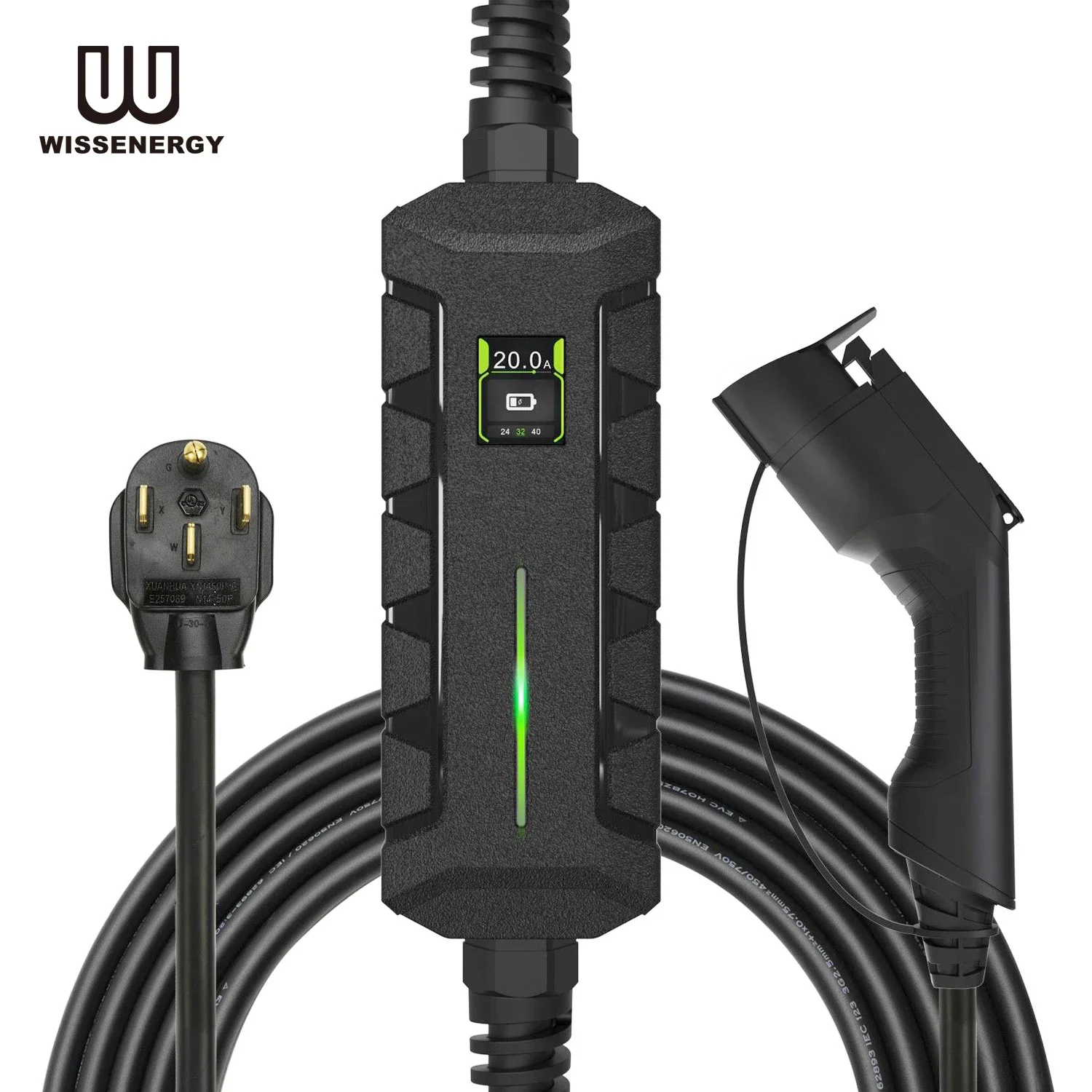 OEM ODM ETL 9.6kW 40A Household Golden Supplier Level 2 Cheap China Wholesale Type 2 Portable EV Charger with 5MCable
OEM ODM ETL 9.6kW 40A Household Golden Supplier Level 2 Cheap China Wholesale Type 2 Portable EV Charger with 5MCable
