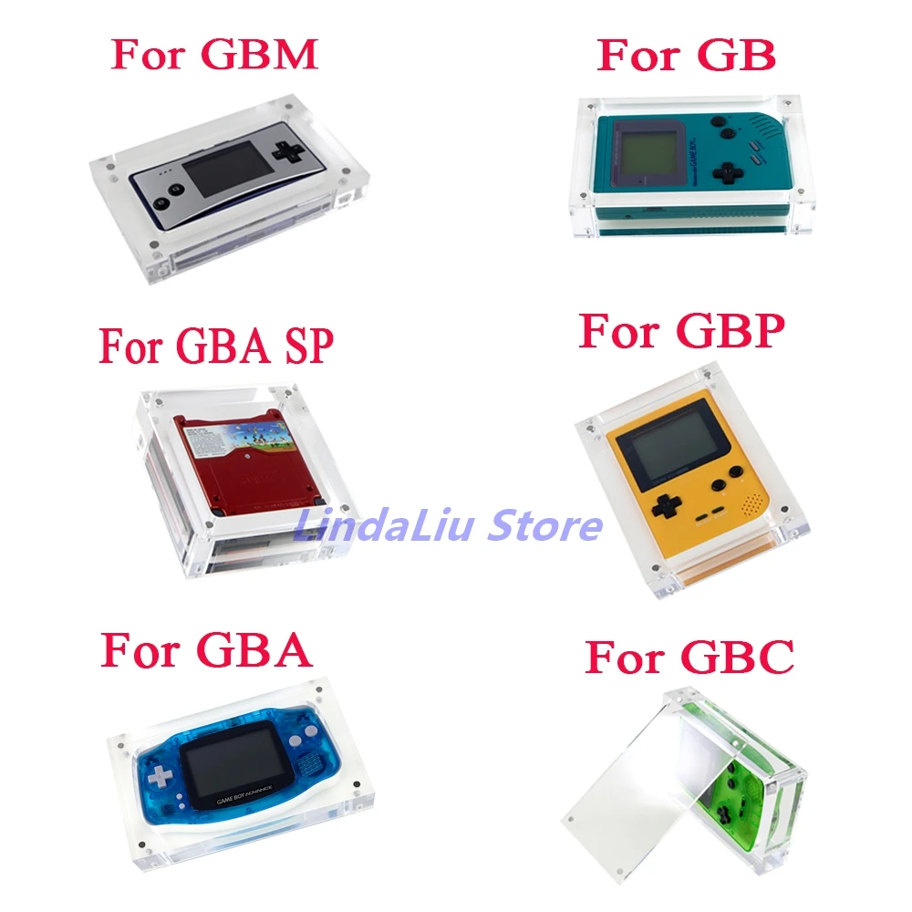 Акриловая коробка с защитой дисплея, зеркальная для GB GBA GBC GBM GBP GBA SP, игровая кассета, высокая прозрачная зеркальная
Акриловая коробка с защитой дисплея, зеркальная для GB GBA GBC GBM GBP GBA SP, игровая кассета, высокая прозрачная зеркальная