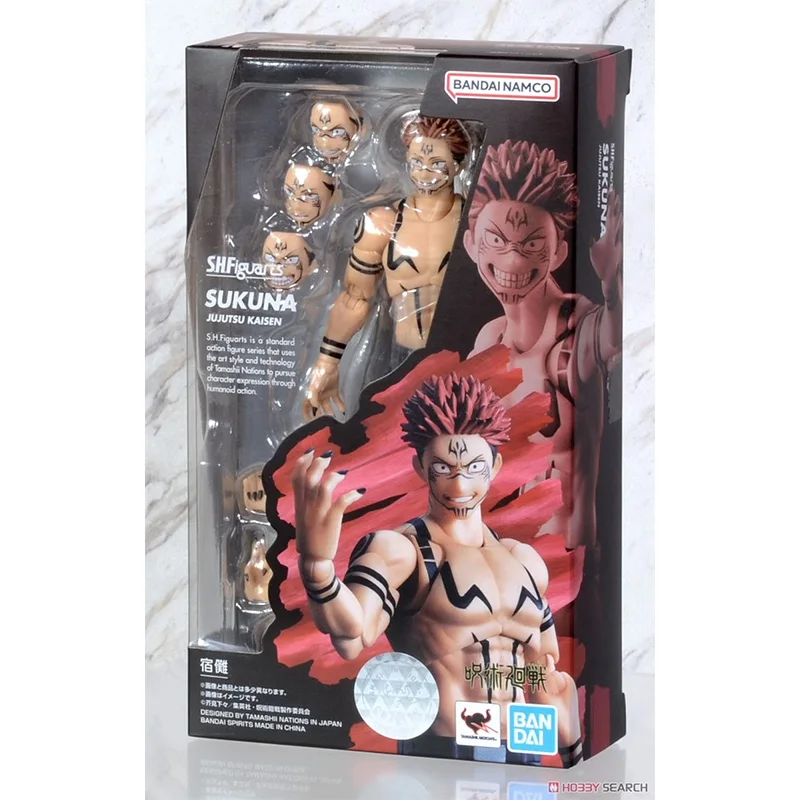 Bandai SHF Jujutsu Kaisen Ryomen Sukuna Anime Figure Model Collecile Action Toys
Bandai SHF Jujutsu Kaisen Ryomen Sukuna Anime Figure Model Collecile Action Toys