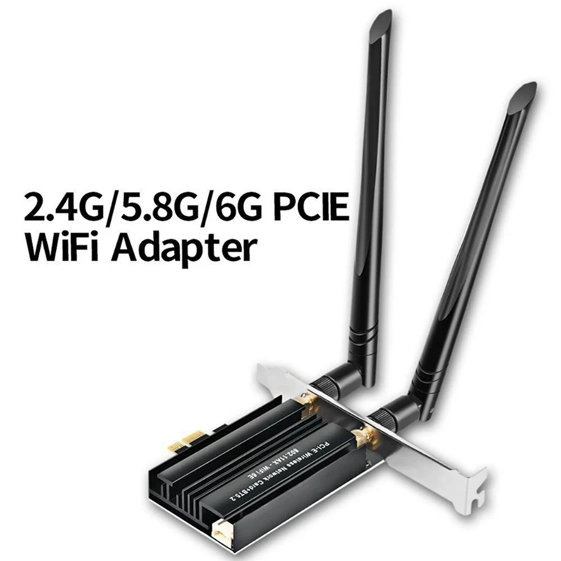 Антенна Wifi6e, 3000 Мбит/с, 2,4G, 5,2 ГГц, Bluetooth, USB3.0, трехдиапазонный беспроводной адаптер локальной сети, приемник Wi-Fi для настольного компьютера, ноутбука
Антенна Wifi6e, 3000 Мбит/с, 2,4G, 5,2 ГГц, Bluetooth, USB3.0, трехдиапазонный беспроводной адаптер локальной сети, приемник Wi-Fi для настольного компьютера, ноутбука