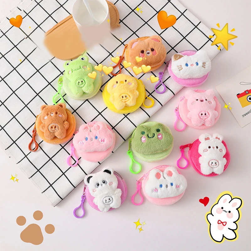 Cute Animal Plush Coin Purse Cartoon Rabbit Bear Frog Money Change Pouch Mini Portable Earphone Bag For Girls Gifts
Cute Animal Plush Coin Purse Cartoon Rabbit Bear Frog Money Change Pouch Mini Portable Earphone Bag For Girls Gifts