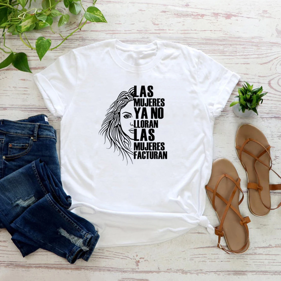 

Shakira Las Mujeres Ya No Lloran T-shirt Women Don't Cry Tshirt Quotes Shirt Women T-shirts Las Mujeres Facturan T Shirts Top