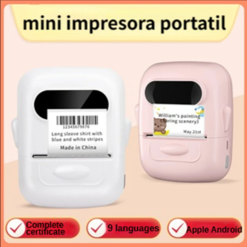 Mini Printer Stickers Label Impresora Impressora Etiquetadora Sticker Thermal Portatil Pegatinas Termica De Etiquetas Adhesivas
Mini Printer Stickers Label Impresora Impressora Etiquetadora Sticker Thermal Portatil Pegatinas Termica De Etiquetas Adhesivas