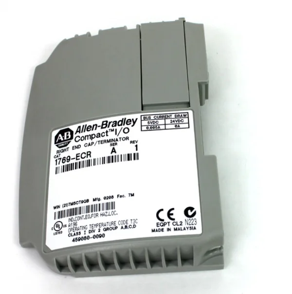 In Stock New and Original Allen Brad-ley 1769-ECR End-Cap Right CompactLogix Terminator Good Price Fast Shipping
In Stock New and Original Allen Brad-ley 1769-ECR End-Cap Right CompactLogix Terminator Good Price Fast Shipping