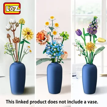 꽃다발 보존 꽃 튤립 용수철 글자 로맨틱 펜던트 조립 장난감, 스승의 날, 추수감사절, 크리스마스 선물 상품 이미지