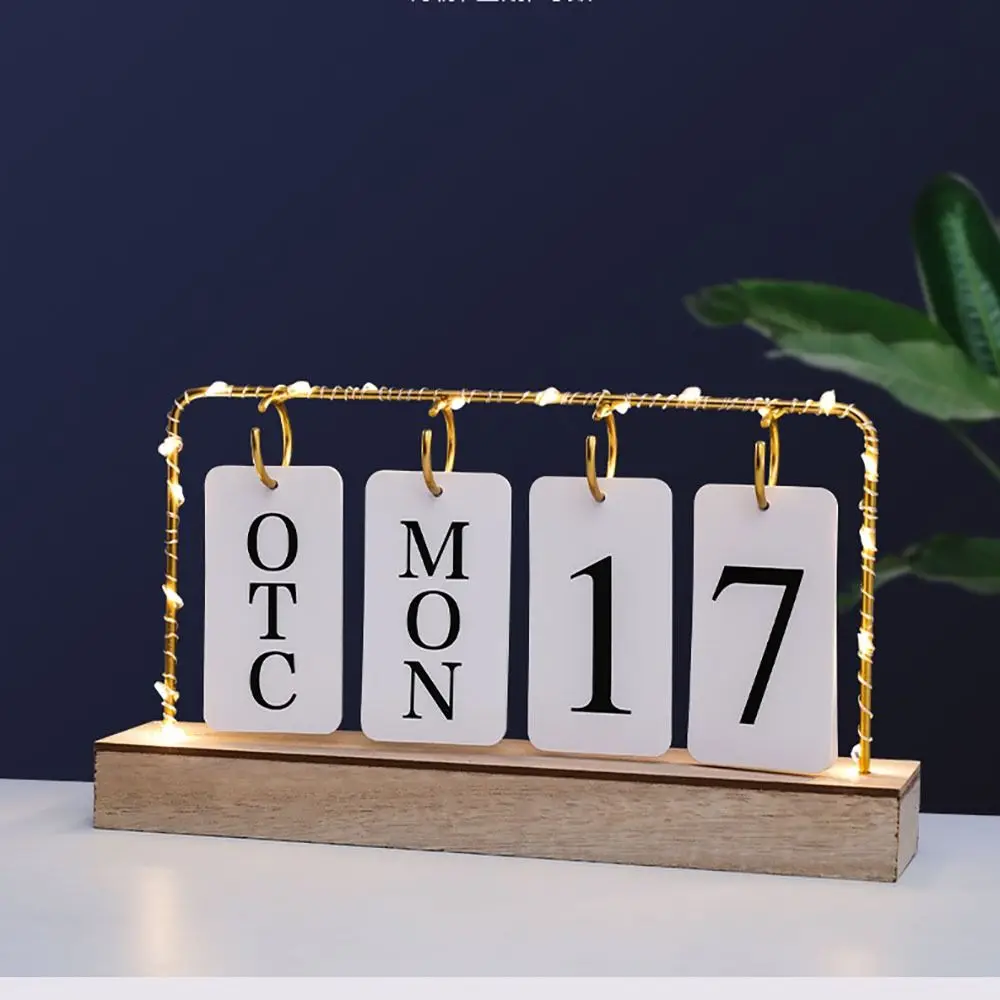 Planner Week Date Iron Calendar Table Practical Durable Recycling Desktop Decoration Stable Wooden Mesh Hole Calendar Gift
Planner Week Date Iron Calendar Table Practical Durable Recycling Desktop Decoration Stable Wooden Mesh Hole Calendar Gift