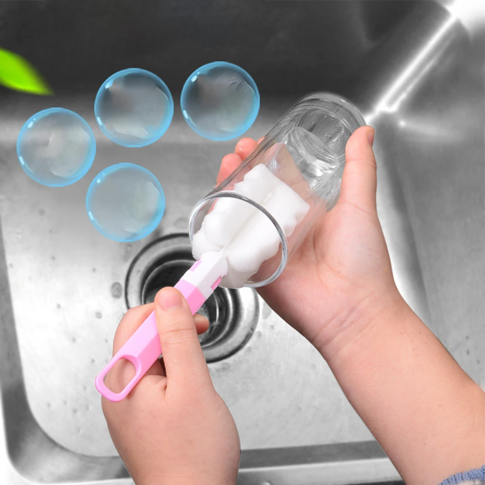 1pc Sponge Cup Brush Handle Foam Bottle Cup Blue Pink Green For Glasses Cups Mugs Kitchen Baby Water Bottles Cleaning Supplies
1pc Sponge Cup Brush Handle Foam Bottle Cup Blue Pink Green For Glasses Cups Mugs Kitchen Baby Water Bottles Cleaning Supplies