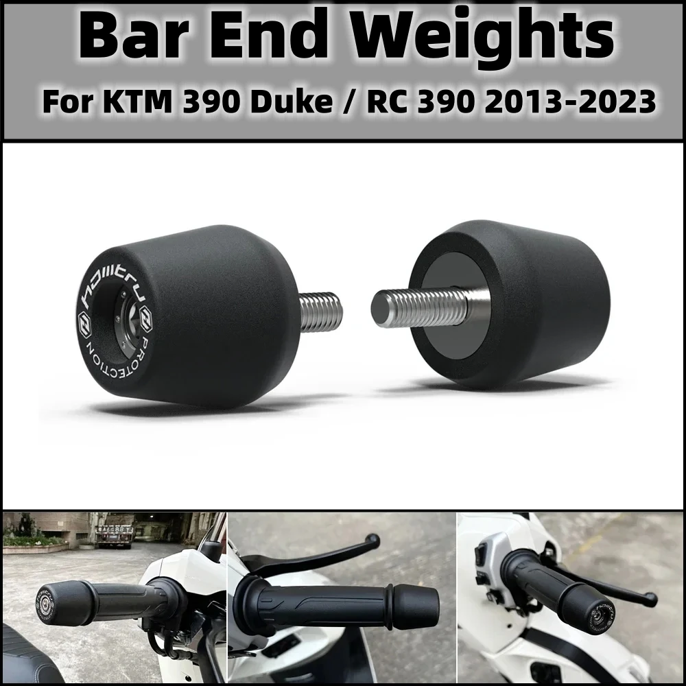 

Motorcycle Handle Bar End Weight Grips Cap For KTM 390 Duke / RC 390 2013-2023