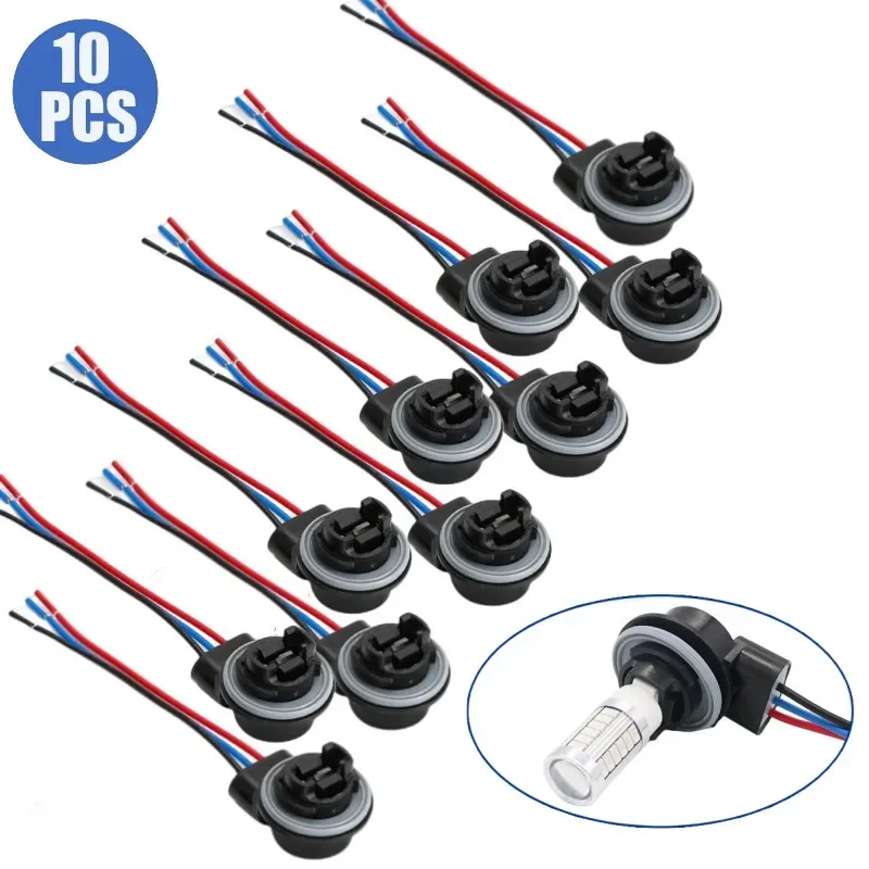 10Pcs/Lot T25 3157 P27W Socket Car Lamp Light Adapter Extension Connector Plug Bulb Holder Taillight Socket LED Socket Connector
10Pcs/Lot T25 3157 P27W Socket Car Lamp Light Adapter Extension Connector Plug Bulb Holder Taillight Socket LED Socket Connector