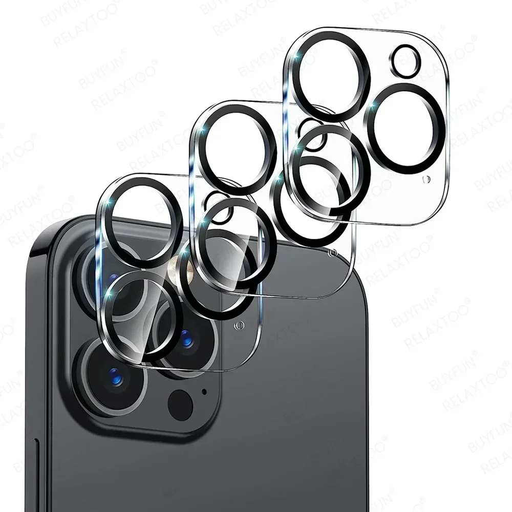 

Чехол для объектива камеры iPhone 15 Pro Max, 3 шт., чехол для iPhone15 Plus iPhone15Pro 15Pro 15ProMax 2023, Задняя крышка объектива, стеклянная пленка на бампер