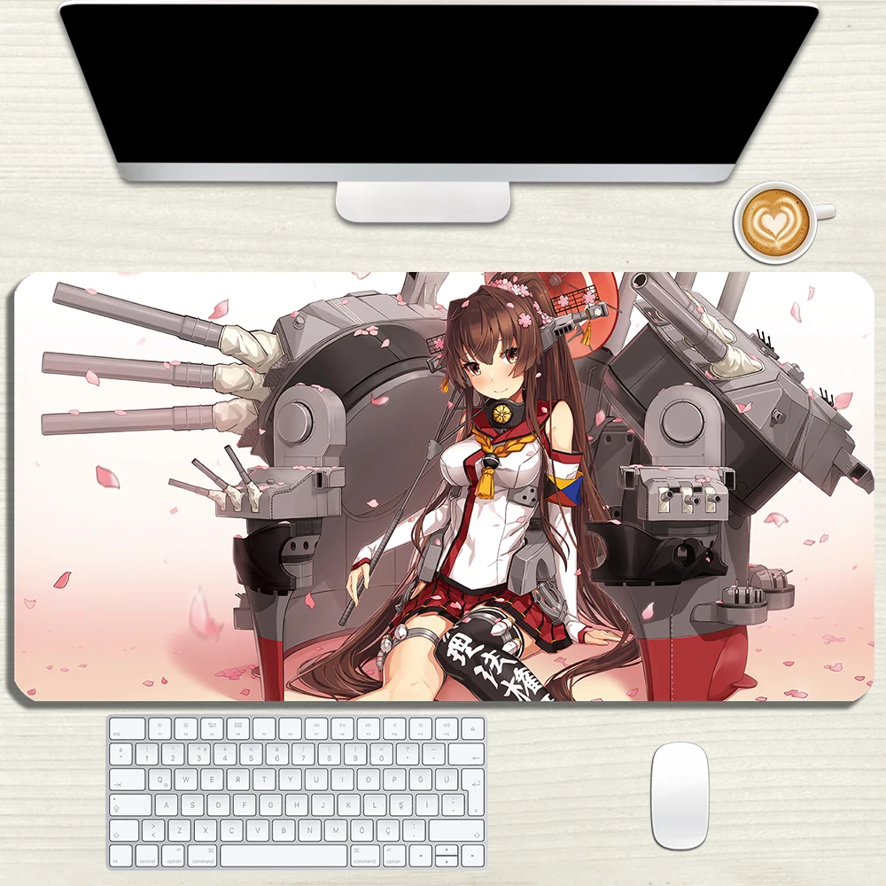 Game Kantai Collection Yamato Mouse Pad KanColle Fashion Mousepad Rubber Mouse Mat Large Desk Pad Props
Game Kantai Collection Yamato Mouse Pad KanColle Fashion Mousepad Rubber Mouse Mat Large Desk Pad Props