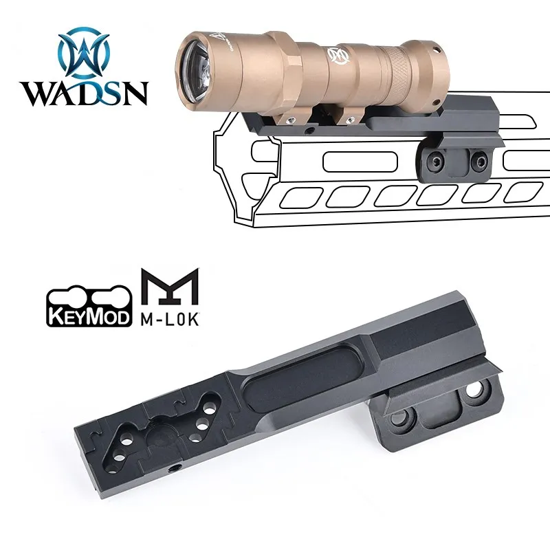 WADSN Metal Airosft Tactical Scout light Offset mount Base M300 M600 Hunting Gun Weapon light For Mlok Keymod Rail
WADSN Metal Airosft Tactical Scout light Offset mount Base M300 M600 Hunting Gun Weapon light For Mlok Keymod Rail