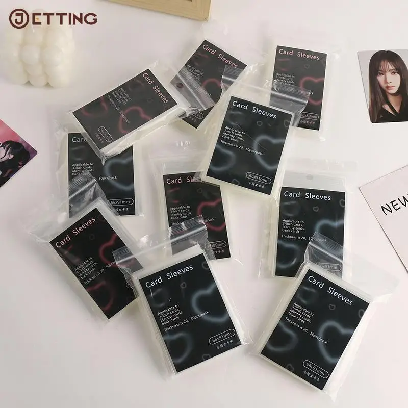 1bag/50pcs Clear Acid Free CPP HARD Photocard Holographic Protector Film Album Sleeves
1bag/50pcs Clear Acid Free CPP HARD Photocard Holographic Protector Film Album Sleeves
