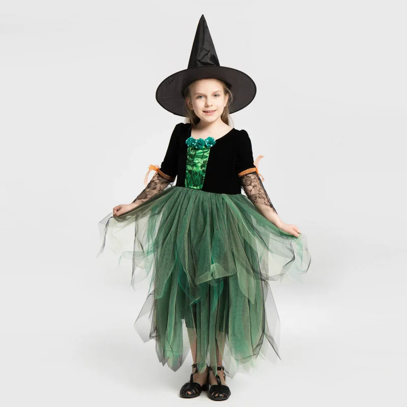 New Baby Girl Mesh Skirt Children Green Witch Performance Tutu Dress With Hat KidsCarnival Party Clothes Gown Halloween Apparel
New Baby Girl Mesh Skirt Children Green Witch Performance Tutu Dress With Hat KidsCarnival Party Clothes Gown Halloween Apparel