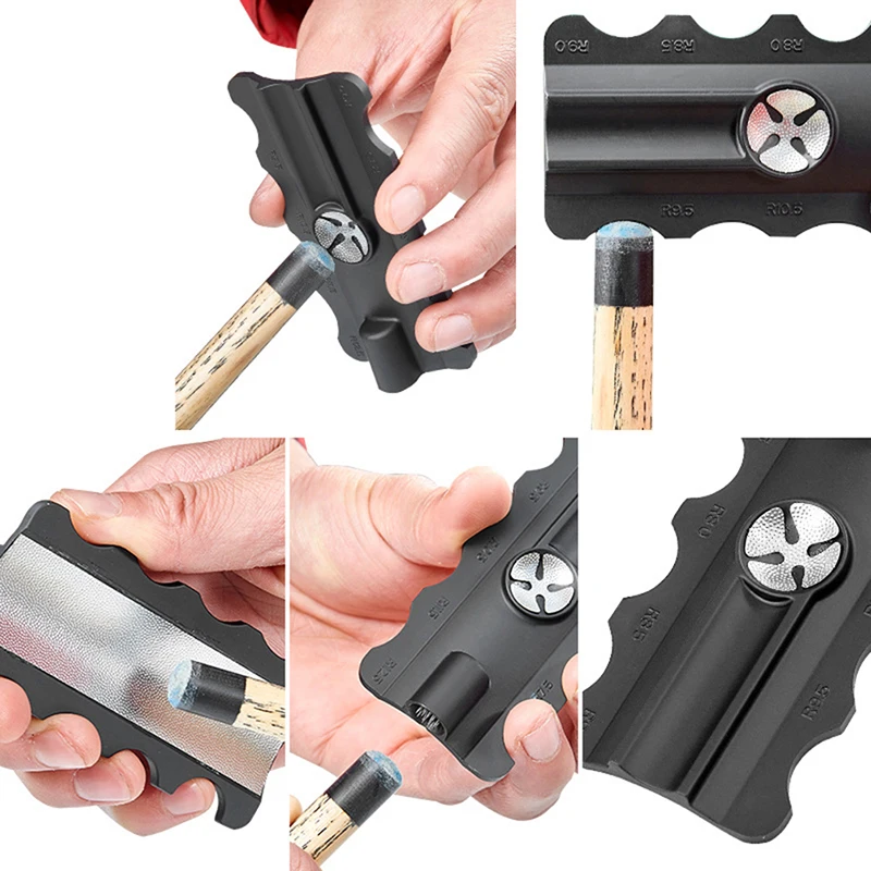 Black 5 In 1 Pool Cue Tip Tool Billiards Snooker Cue Trimmer/Tapper/Smoother/Shaper/Burnisher Cue Care Tool
Black 5 In 1 Pool Cue Tip Tool Billiards Snooker Cue Trimmer/Tapper/Smoother/Shaper/Burnisher Cue Care Tool