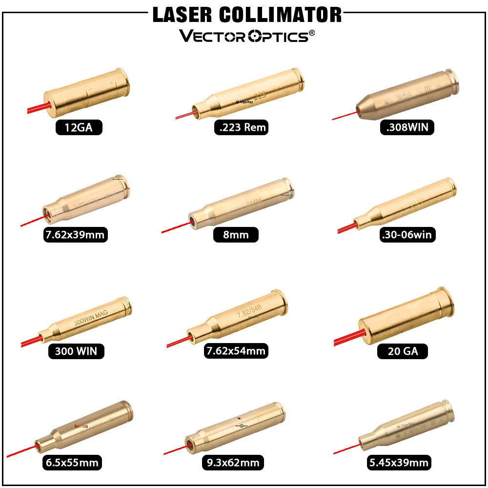 Vector Optics Collimator Tactical Laser Sighter Hunting Red Laser Hit Dry Training Bore Sighter for .223 .308win 7.62 Airsoft
Vector Optics Collimator Tactical Laser Sighter Hunting Red Laser Hit Dry Training Bore Sighter for .223 .308win 7.62 Airsoft