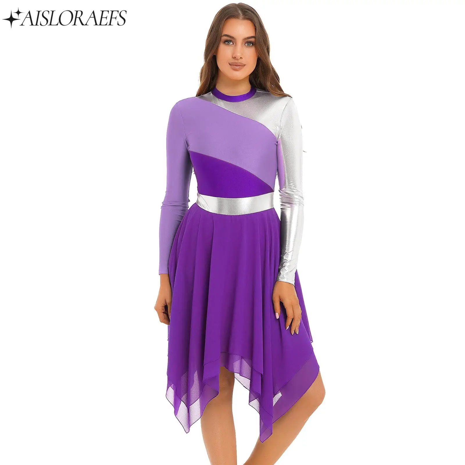 Women Fashion Ballet Leotard Dress Chiffon Gymnastics Lyrical Contemporary Dance Costumes Waltz Stage Performance Clothing
Women Fashion Ballet Leotard Dress Chiffon Gymnastics Lyrical Contemporary Dance Costumes Waltz Stage Performance Clothing