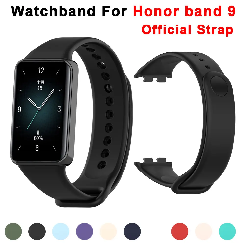 

Original Silicone Wristband For Honor Band 9 Smart Watch Band For Honor Band9 Replacement Sports Strap Bracelet Correa