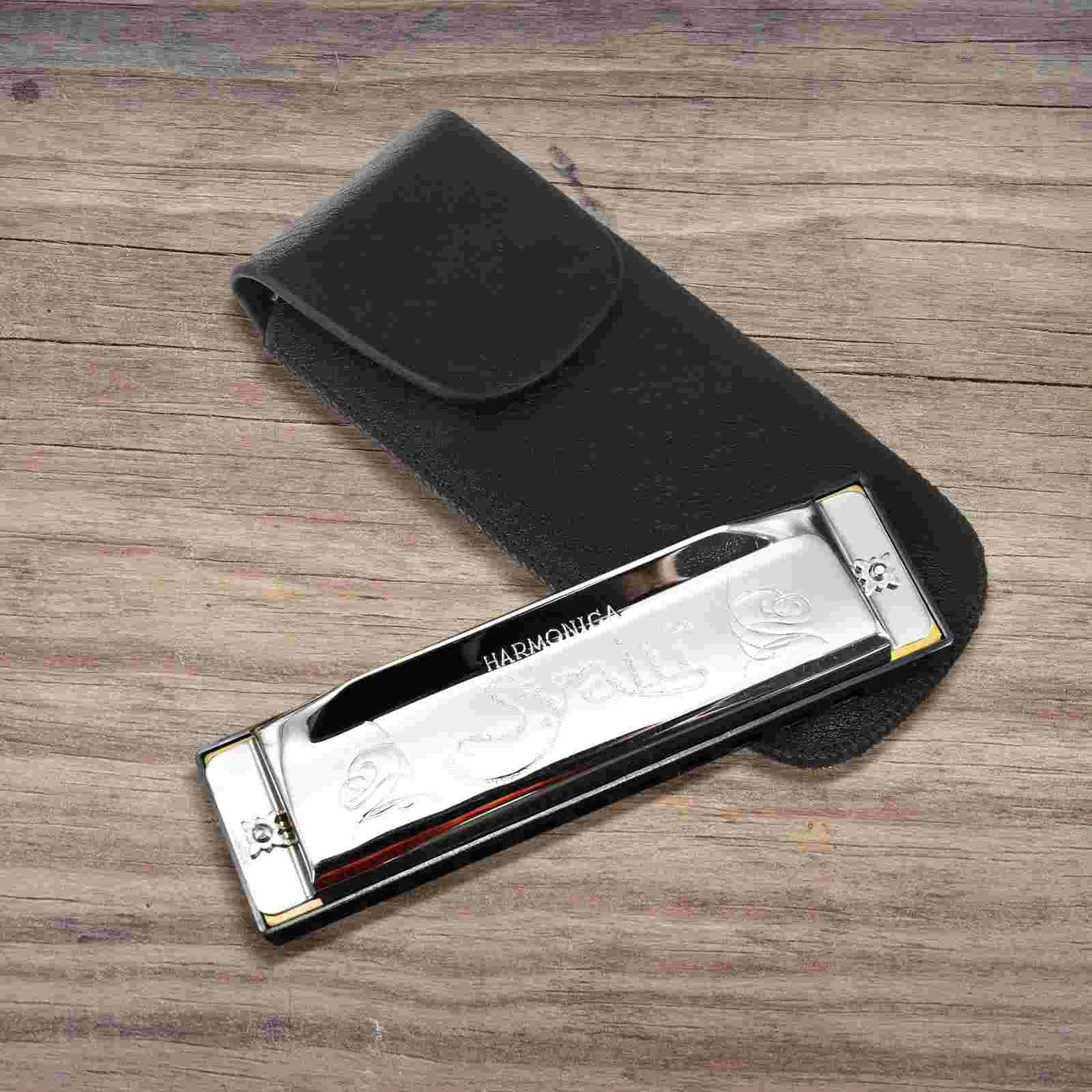 10 Hole Harmonica Bag Bracers Sturdy Case Flute Holder for Cover Simple Imitation Concise
10 Hole Harmonica Bag Bracers Sturdy Case Flute Holder for Cover Simple Imitation Concise