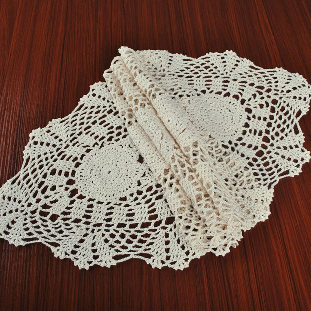 Cafe shop furniture Table Runner Vintage 30x80cm Cotton Crocheted Dining table Floral Hotel Restaurant Tablecloth
Cafe shop furniture Table Runner Vintage 30x80cm Cotton Crocheted Dining table Floral Hotel Restaurant Tablecloth