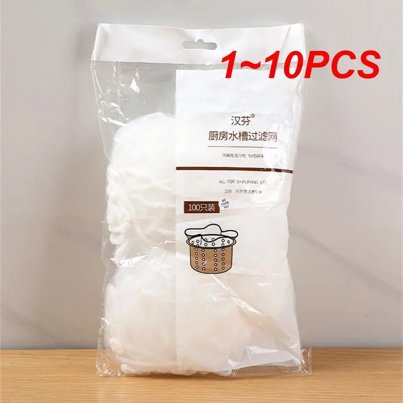 

1~10PCS Disposable Kitchen Sink Filters Sewer Drain Anti-blocking Garbage Bag Pool Leak Mesh Bag Mesh Strainer Sink Garbage Net