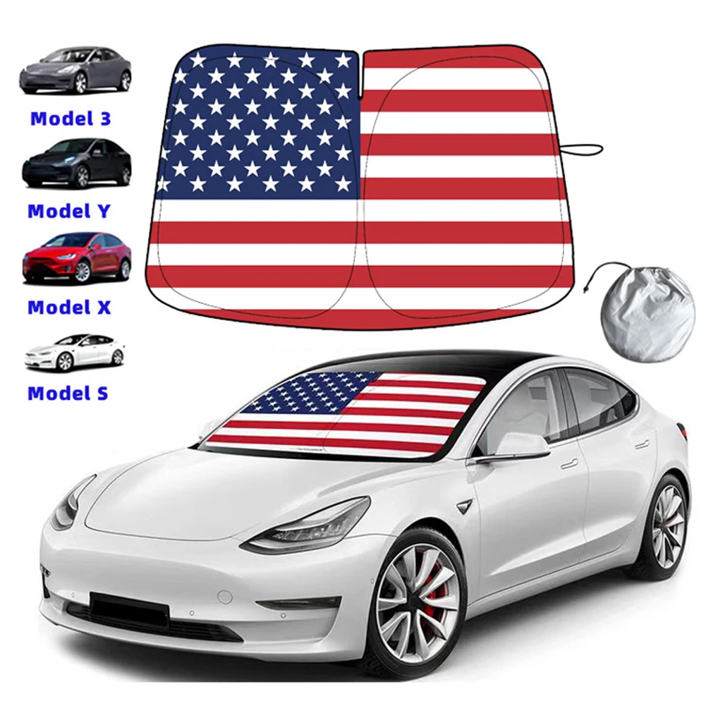 56x37 Inch Car Windshield Cover Sunshade UV Protection Sun Visor Folding Window Sun Shade for Tesla Model 3/Y/X/S Accessories
56x37 Inch Car Windshield Cover Sunshade UV Protection Sun Visor Folding Window Sun Shade for Tesla Model 3/Y/X/S Accessories