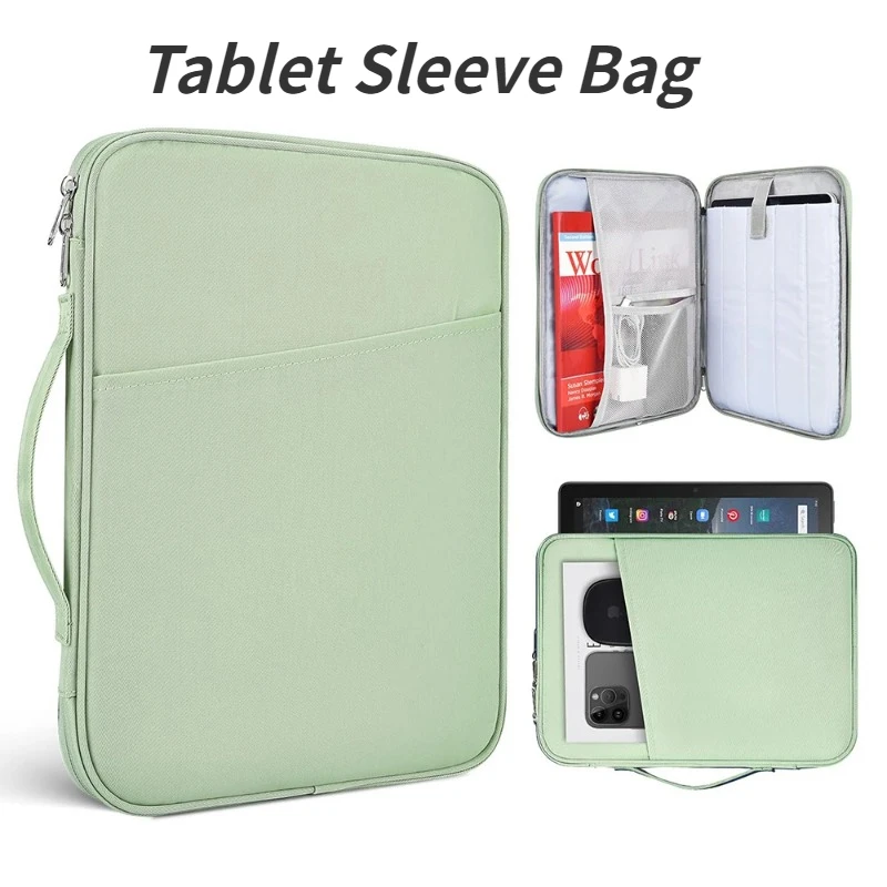 

Shockproof Tablet Sleeve Bag For Samsung Galaxy Tab S9FE Plus S7FE S9+ S7+ S8+ 12.4 Inch Waterproof Drop Resistance Anti-Dust