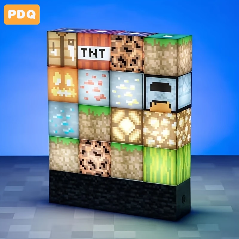 LED Night Light Shangliu Stone Game Room Decoration Table Lamp Children's WC Game Light Building Blocks DIY Splicing Light Gift
LED Night Light Shangliu Stone Game Room Decoration Table Lamp Children's WC Game Light Building Blocks DIY Splicing Light Gift
