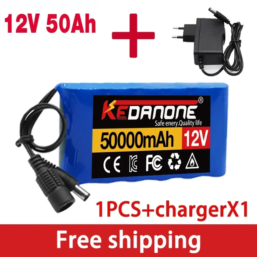 NEW 12V 50000mAh 18650 Li Ion Rechargeable Battery Pack For CCTV Camera 3A Batteey + 12.6V EU US Charger+Free Shopping
NEW 12V 50000mAh 18650 Li Ion Rechargeable Battery Pack For CCTV Camera 3A Batteey + 12.6V EU US Charger+Free Shopping