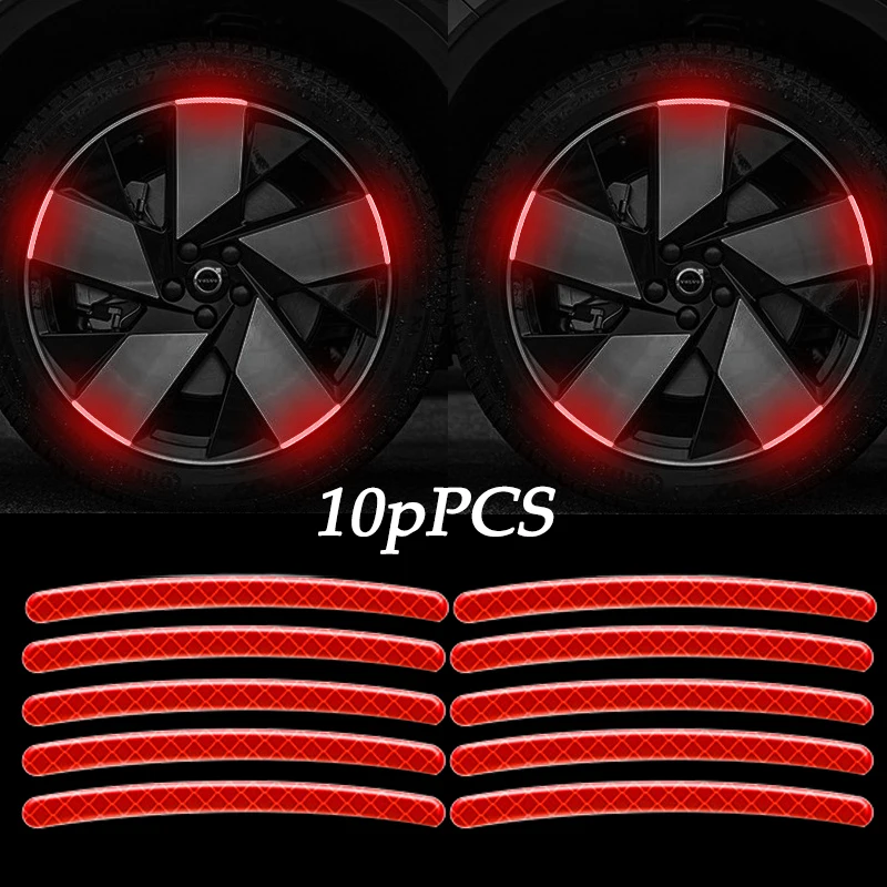 10pcs Car Wheel Hub Reflective Sticker Tire Warning Personalized Creative Motorcycle Electric Vehicle Tire Sticker Decoration
10pcs Car Wheel Hub Reflective Sticker Tire Warning Personalized Creative Motorcycle Electric Vehicle Tire Sticker Decoration