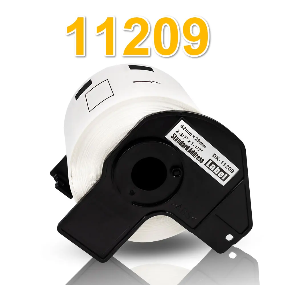 1pc DK-11209 Thermal Label 62mm*29mm*800pcs Small White Paper Address Labels DK11209 DK 11209 Compatible for Brother QL Printer
1pc DK-11209 Thermal Label 62mm*29mm*800pcs Small White Paper Address Labels DK11209 DK 11209 Compatible for Brother QL Printer