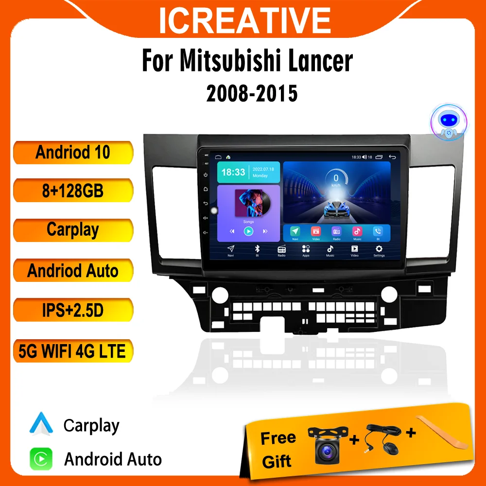 10.1 Inch 2 Din Android 4G Wireless Carplay Car Radio For Mitsubishi Lancer 2008-2015 Wifi GPS Multimedia Player Head Unit
10.1 Inch 2 Din Android 4G Wireless Carplay Car Radio For Mitsubishi Lancer 2008-2015 Wifi GPS Multimedia Player Head Unit