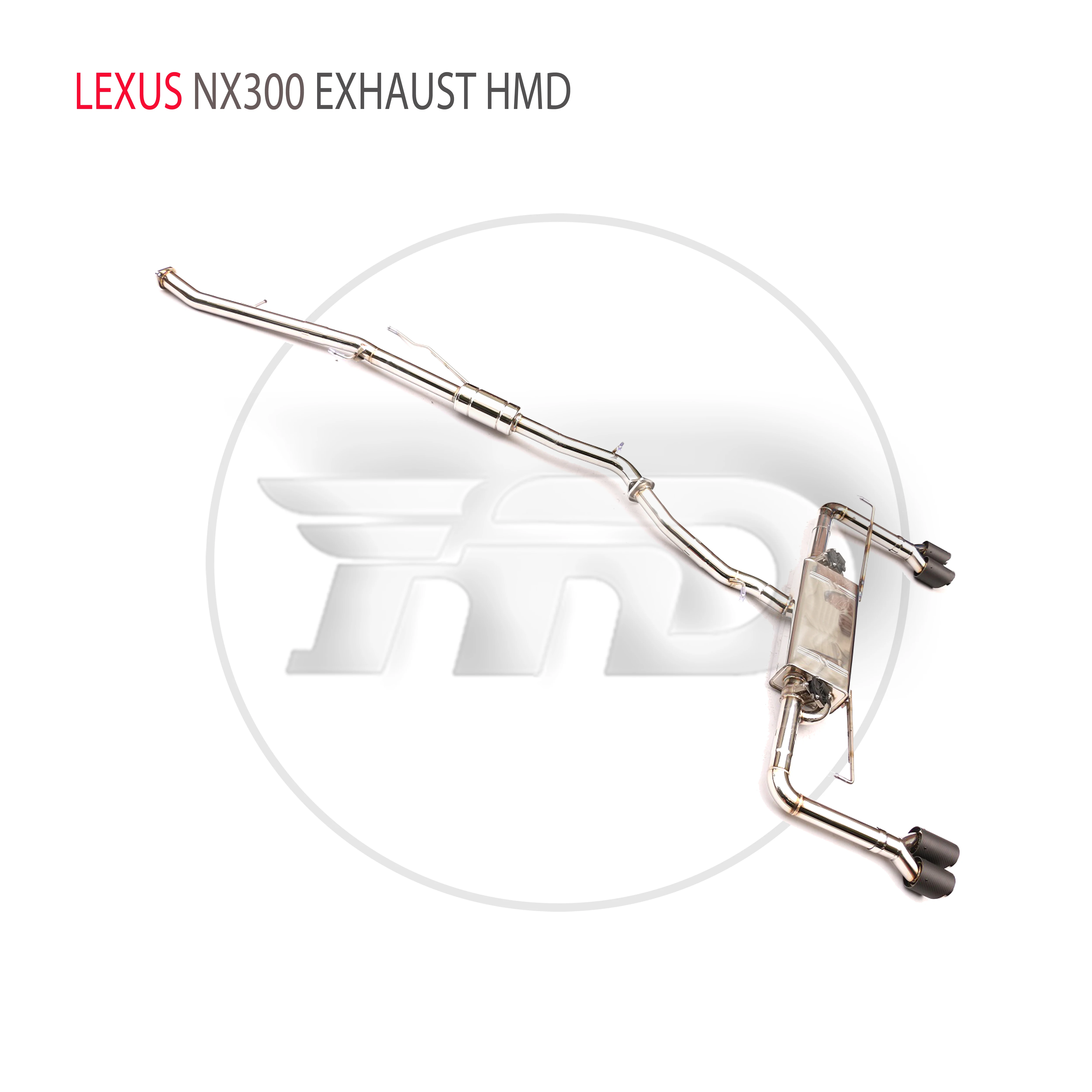 Выхлопная система HMD из нержавеющей стали, Catback подходит для автомобилей Lexus NX300
Выхлопная система HMD из нержавеющей стали, Catback подходит для автомобилей Lexus NX300