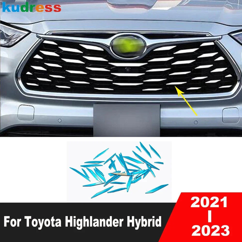 Front Center Grille Grills Cover Trim For Toyota Highlander Hybrid 2021 2022 2023 Stainless Steel Car Exterior Accessories
Front Center Grille Grills Cover Trim For Toyota Highlander Hybrid 2021 2022 2023 Stainless Steel Car Exterior Accessories