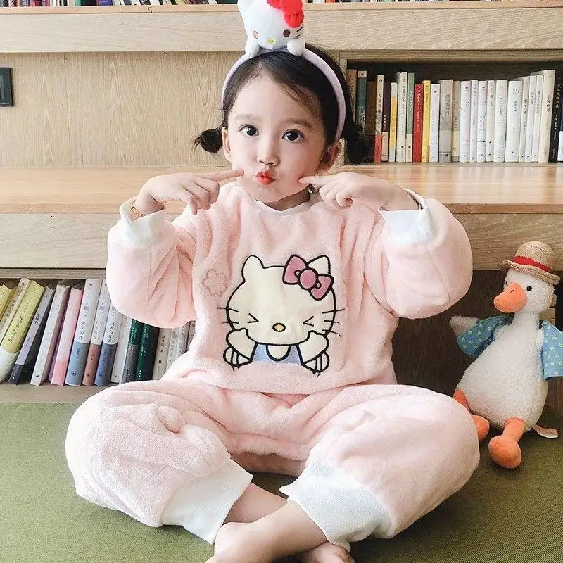 Sanrio Kawaii Anime Hello Kitty My Melody Jumpsuit Pajama New Cute Cartoon Autumn Winter Coral Velvet Sleeping Bag Girl Toy
Sanrio Kawaii Anime Hello Kitty My Melody Jumpsuit Pajama New Cute Cartoon Autumn Winter Coral Velvet Sleeping Bag Girl Toy