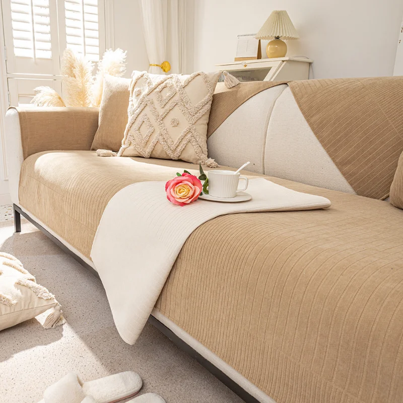 Sofa Cover Pet Dog Kid Mat Protector Non-slip Couch Slipcover Four Season Universal Solid Color Warm Sofa Covers for Living Room
Sofa Cover Pet Dog Kid Mat Protector Non-slip Couch Slipcover Four Season Universal Solid Color Warm Sofa Covers for Living Room